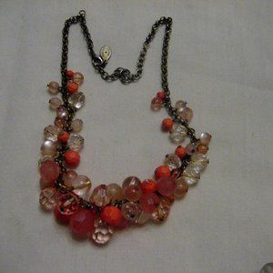VINTAGE ROBERT ROSE PEACH TONED CHOKER
